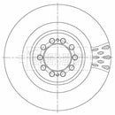 Borg & Beck Brake Disc Single Part No -BBD6145S
