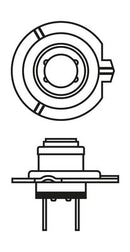 Bosch Truck/Lt 499 H7 24V 70W Px26D Part No - 1987302471