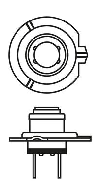 Bosch Truck/Lt 499 H7 24V 70W Px26D Part No - 1987302471