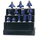 TCT Router Bit Set, 1/4" (12 Piece)