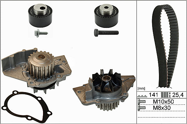 INA Water Pump & Timing Belt Set - Part No - 530011130
