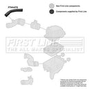 First Line Air Filter Hose Part No -FTH1475