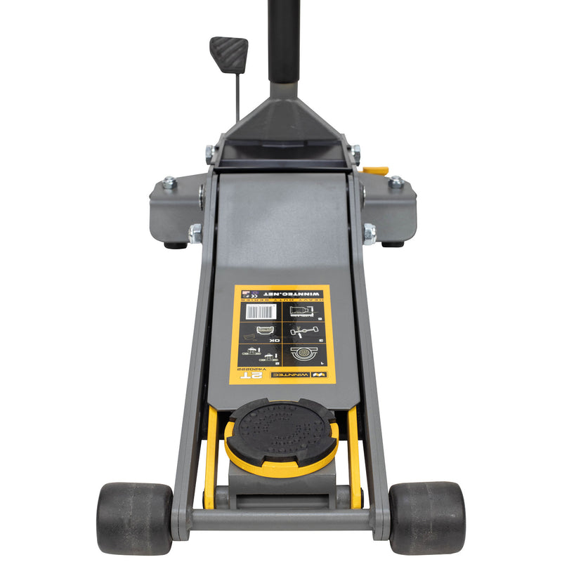 WINNTEC® 2 TON Low-Profile Turbo-Lift Trolley Jack