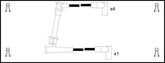 ElectroSpark Ignition Lead Set - OEK773