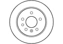 Disctech Brake Disc - Fits Ford, Opel - ABD3376 - Rear Axle