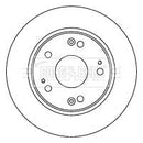 Borg & Beck Brake Disc Pair Part No -BBD4520