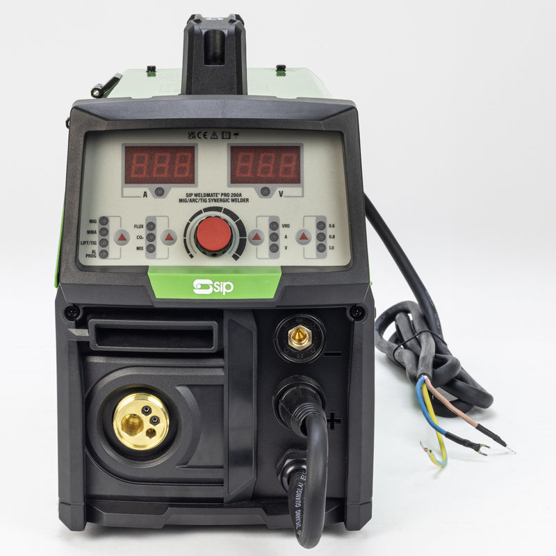 SIP WELDMATE® PRO 200A MIG/ARC/TIG Synergic Welder