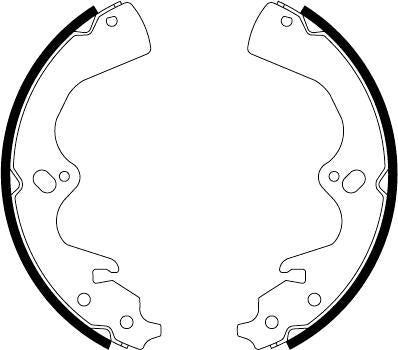 Mintex Brake Shoes fits -Kia MFR497 (also fits other vehicles)