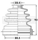 First Line Cv Joint Boot Kit Part No -FCB6260