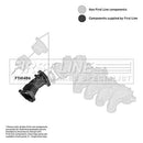 First Line Air Filter Hose Part No -FTH1456