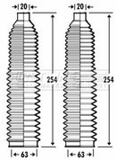 First Line Steering Gaiter Kit Part No -FSG3269