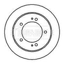 Borg & Beck Brake Disc Pair Part No -BBD4324