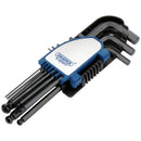 Metric Hexagon and Ball End Hexagon Key Set (9 Piece)