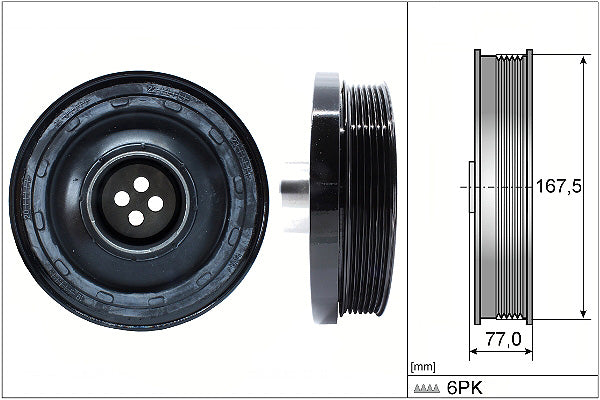 INA Belt Pulley Crankshaft Part No - 544013710