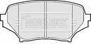 Borg & Beck Front Brake Pad Set -BBP2075