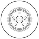 Borg & Beck Brake Disc Pair Part No -BBD5229