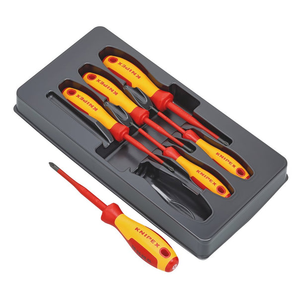 Draper KNIPEX 00 20 12 V03 VDE Insulated Phillips®/Pozidriv® Screwdriver Set