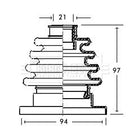 Borg & Beck Cv Joint Boot Kit Part No -BCB2717