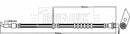 Borg & Beck Brake Hose Part No -BBH8468