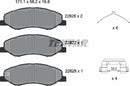 Textar Brake Pad Set - 2282601
