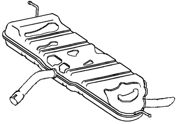 Klarius VW989G - Box With Tail Pipe