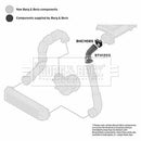 Borg & Beck Turbo Hose Part No -BTH1203
