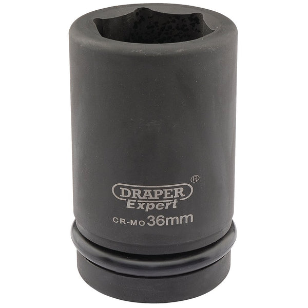 Expert HI-TORQ 6 Point Deep Impact Socket, 1" Sq Dr, 36mm