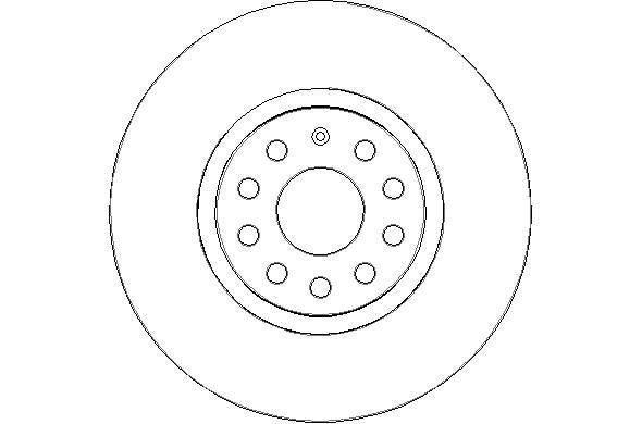 Disctech Brake Disc - Fits Dacia, Seat - ABD3054 - Front Axle