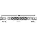 Borg & Beck Brake Hose Part No -BBH6248