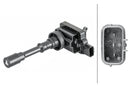 HELLA 3CA 004 811-021 Signal Horn - HELLA HEAVY DUTY HORN DL50 - 24V - 114dB(A) - Low Tone/High Tone