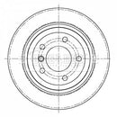 Borg & Beck Brake Disc Pair Part No -BBD5416