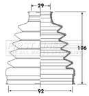 First Line Cv Joint Boot Kit Part No -FCB6307