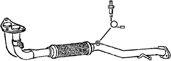 Klarius 301452 - Front Pipe For Cat  - Fits Mitsubishi Spacewagon 2.0i