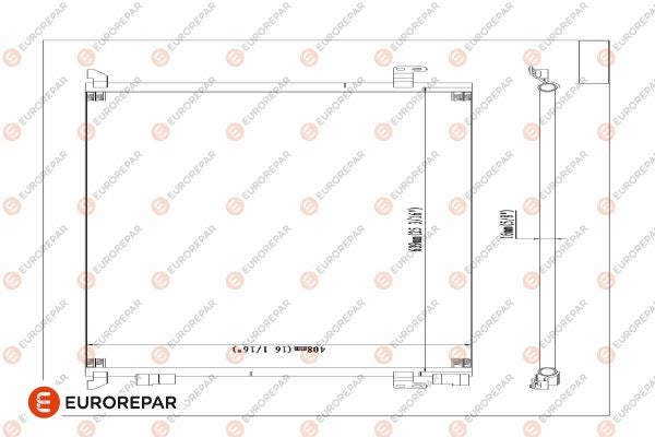 Eurorepar Air Conditioning Condenser - 1609634980