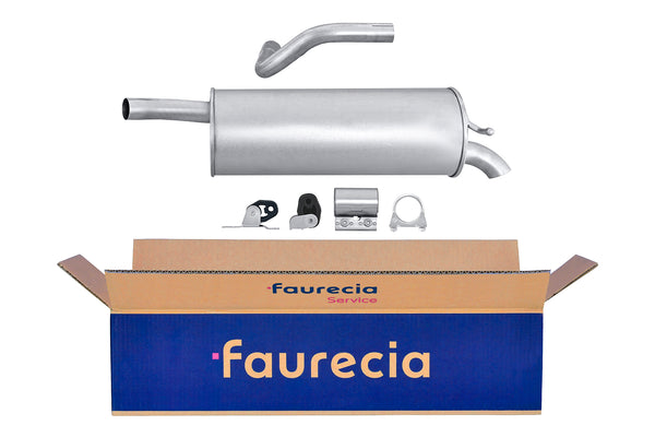 FAURECIA 8LD 366 035-711 Rear Muffler - Easy2Fit® Kit - fits TOYOTA COROLLA Verso