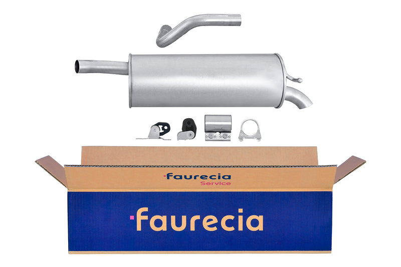 FAURECIA 8LD 366 035-711 Rear Muffler - Easy2Fit® Kit - fits TOYOTA COROLLA Verso