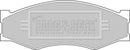 Borg & Beck Brake Pad Set -BBP1551