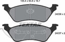 Textar Brake Pad Set - 2403605