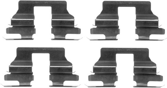 Textar Brake Pad Fitting Kit - 82510500