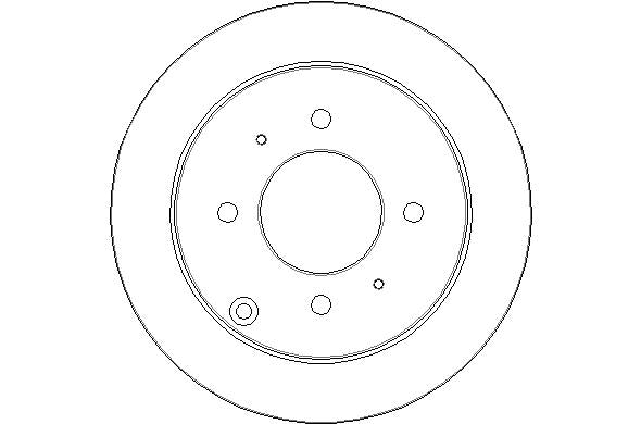 Disctech Brake Disc - Fits Bmw, Hyundai - ABD2969 - Rear Axle