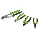 Soft Grip Pliers Set, Green (4 Piece)