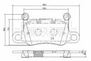 Borg & Beck Brake Pad Set -BBP2636