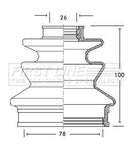 First Line Cv Joint Boot Kit Part No -FCB2106
