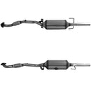 BM Cats Approved Diesel Catalytic Converter & Silicon Carbide (SiC) DPF - BM11154HP with Fitting Kit - FK11154