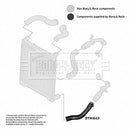 Borg & Beck Turbo Hose Part No -BTH1663