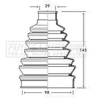 First Line Cv Joint Boot Kit Part No -FCB2284R