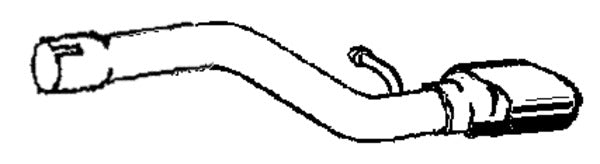 Klarius GM753V - Tail Pipe