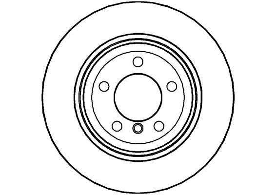 Disctech Brake Disc - Fits Bmw, Citroën - ABD2826 - Rear Axle