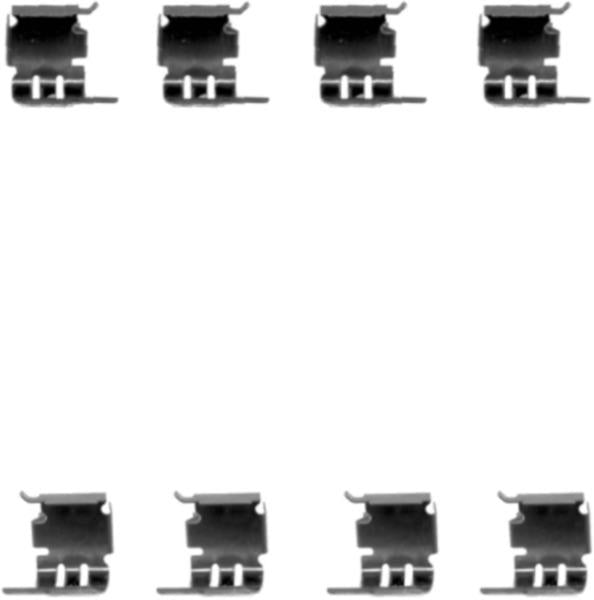 Textar Brake Pad Fitting Kit - 82509100