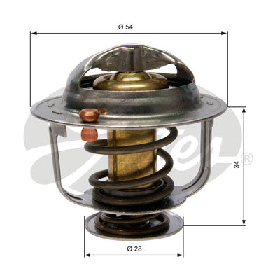 Gates Thermostat, coolant - TH31788G1